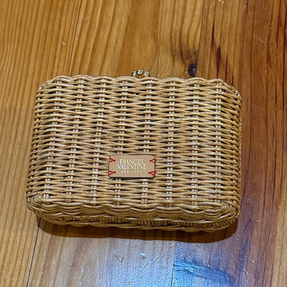 Frances Valentine Handbags - Frances Valentine Paige Wicker Box Chain Strap Purse